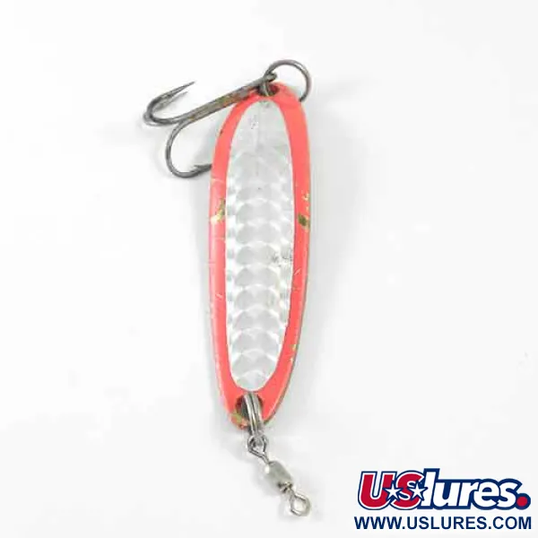 Luhr Jensen Krocodile DIE #3, помаранчевий/голограма/латунь, 10 г, блесна коливалка (колебалка) #1373