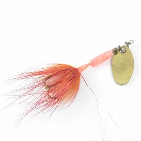 Yakima Bait Worden’s Original Rooster Tail, латунь/червоний, 1,6 г, блешня оберталка (вертушка) #1381