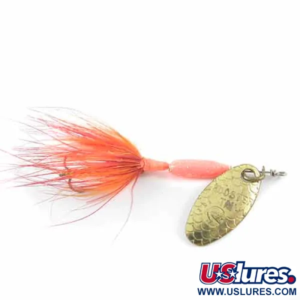 Yakima Bait Worden’s Original Rooster Tail, латунь/червоний, 1,6 г, блешня оберталка (вертушка) #1381