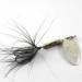 Yakima Bait Worden’s Original Rooster Tail, нікель/чорний, 3,54 г, блешня оберталка (вертушка) #1385