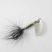 Yakima Bait Worden’s Original Rooster Tail, нікель/чорний, 3,54 г, блешня оберталка (вертушка) #1385