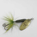 Yakima Bait Worden’s Original Rooster Tail 4, латунь/зелений, 8 г, блешня оберталка (вертушка) #1391