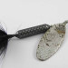 Yakima Bait Worden’s Original Rooster Tail 4, нікель/чорний, 8 г, блешня оберталка (вертушка) #1392