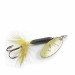 Yakima Bait Worden’s Original Rooster Tail 4, латунь/чорний/жовтий, 8 г, блешня оберталка (вертушка) #1397