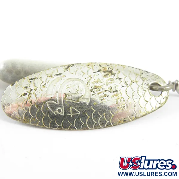 Yakima Bait Worden’s Original Rooster Tail 4, нікель/сірий, 8 г, блешня оберталка (вертушка) #1399