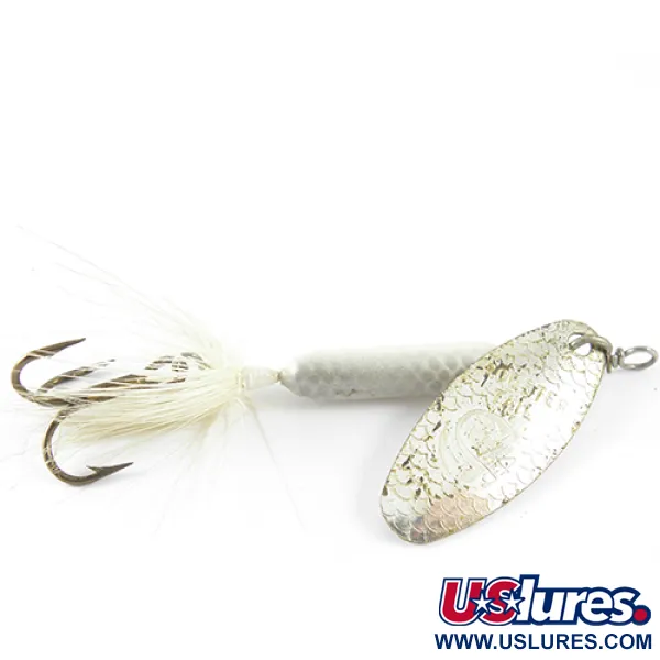 Yakima Bait Worden’s Original Rooster Tail 4, нікель/сірий, 8 г, блешня оберталка (вертушка) #1399