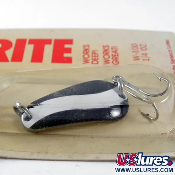 Seneca Wob-L-Rite, чорний/білий, 7 г, блесна коливалка (колебалка) #1407