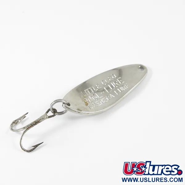 Seneca Little Cleo, нікель/синій, 7 г, блесна коливалка (колебалка) #1410
