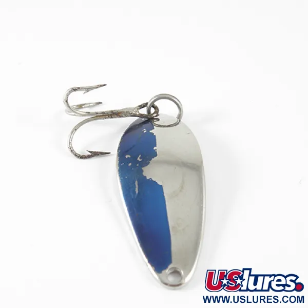 Seneca Little Cleo, нікель/синій, 7 г, блесна коливалка (колебалка) #1410