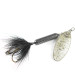 Yakima Bait Worden’s Original Rooster Tail 4, чорний/нікель, 8 г, блешня оберталка (вертушка) #1417