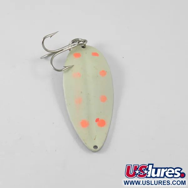 TODDCO Main liner (світиться в темряві), Glow білий/неоновий червоний, 21 г, блесна коливалка (колебалка) #1427