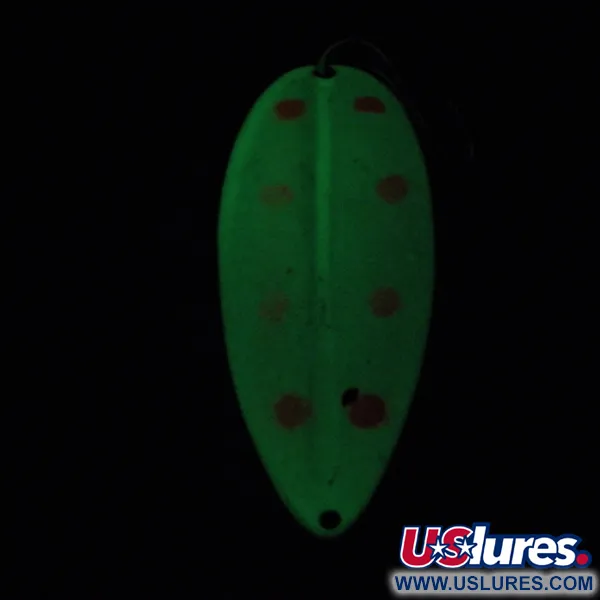 TODDCO Main liner (світиться в темряві), Glow білий/неоновий червоний, 21 г, блесна коливалка (колебалка) #1427