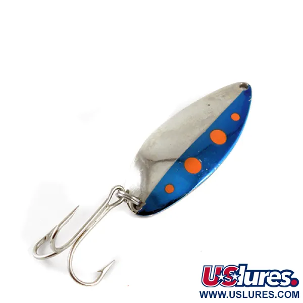 Seneca Little Cleo (Hula Girl), нікель/синій, 21 г, блесна коливалка (колебалка) #1433
