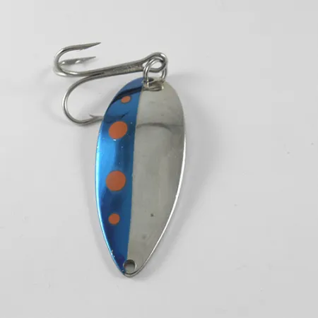 Seneca Little Cleo (Hula Girl), нікель/синій, 21 г, блесна коливалка (колебалка) #1433