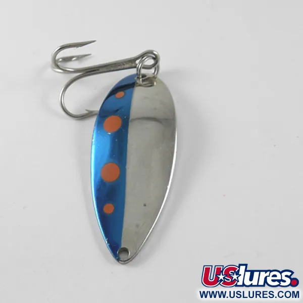 Seneca Little Cleo (Hula Girl), нікель/синій, 21 г, блесна коливалка (колебалка) #1433