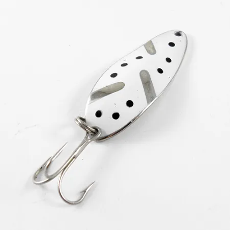 Seneca Little Cleo (Hula Girl), нікель/білий, 10 г, блесна коливалка (колебалка) #1441