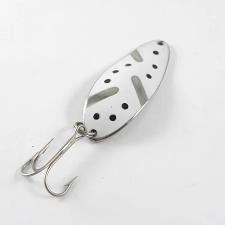 Seneca Little Cleo (Hula Girl), нікель/білий, 10 г, блесна коливалка (колебалка) #1441