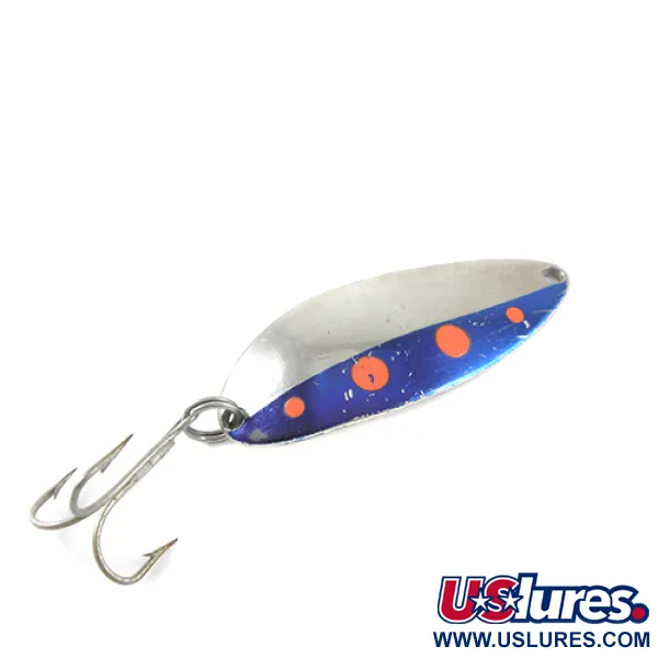Seneca Little Cleo (Hula Girl), нікель/синій/червоний, 14 г, блесна коливалка (колебалка) #1450