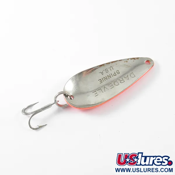 Eppinger Dardevle Spinnie, неоновий помаранчевий/нікель, 9 г, блесна коливалка (колебалка) #1452