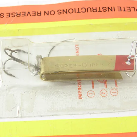 Luhr Jensen Super Duper 502, золото/червоний, 2,5 г, блесна коливалка (колебалка) #1457