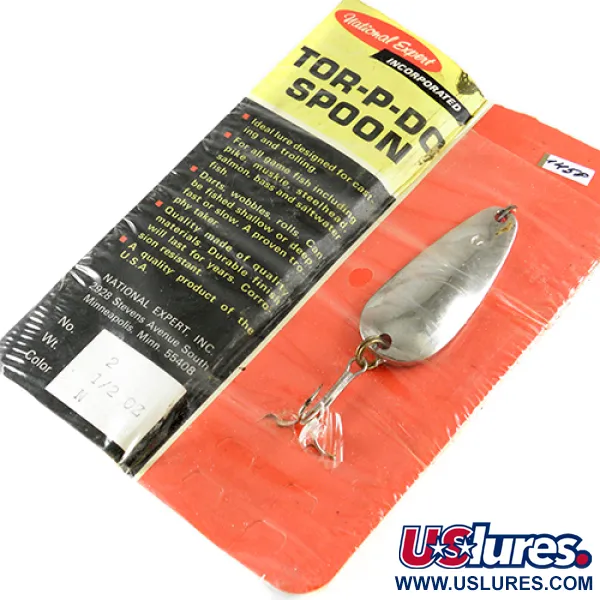  Nebco Tor-P-DO 2, нікель, 14 г, блесна коливалка (колебалка) #1458