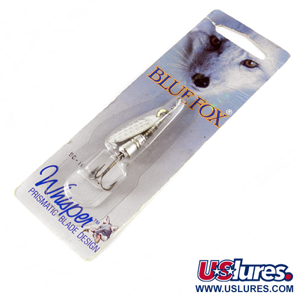  Blue Fox Whisper 1, срібло, 4 г, блешня оберталка (вертушка) #1459
