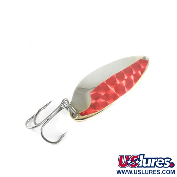 Seneca Little Cleo (Hula Girl), нікель/червоний, 14 г, блесна коливалка (колебалка) #1468