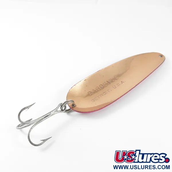 Eppinger Dardevle, червоний/білий/мідь, 28 г, блесна коливалка (колебалка) #1472