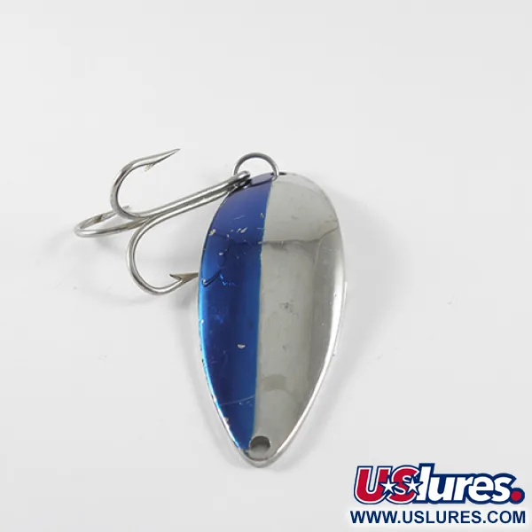 Seneca Little Cleo (Hula Girl), нікель/синій, 21 г, блесна коливалка (колебалка) #1474