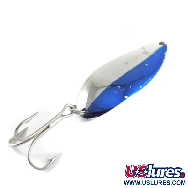Seneca Little Cleo (Hula Girl), нікель/синій, 21 г, блесна коливалка (колебалка) #1474