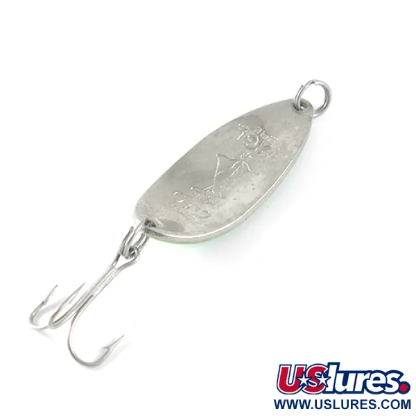 Seneca Little Cleo (Hula Girl), неоновий жовтий/зелений/нікель, 18 г, блесна коливалка (колебалка) #1475