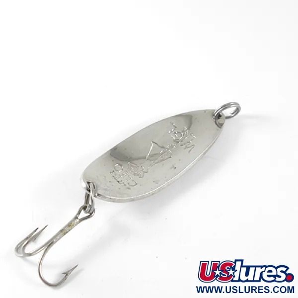 Seneca Little Cleo (Hula Girl), нікель/зелений, 18 г, блесна коливалка (колебалка) #1484