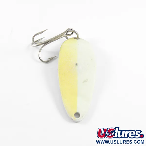 Seneca Little Cleo (Hula Girl, світиться в темряві), білий/помаранчевий/нікель glow (світиться в темряві), 10 г, блесна коливалка (колебалка) #1488