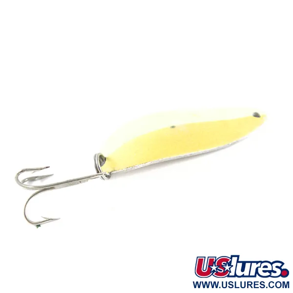 Seneca Little Cleo (Hula Girl, світиться в темряві), білий/помаранчевий/нікель glow (світиться в темряві), 10 г, блесна коливалка (колебалка) #1488