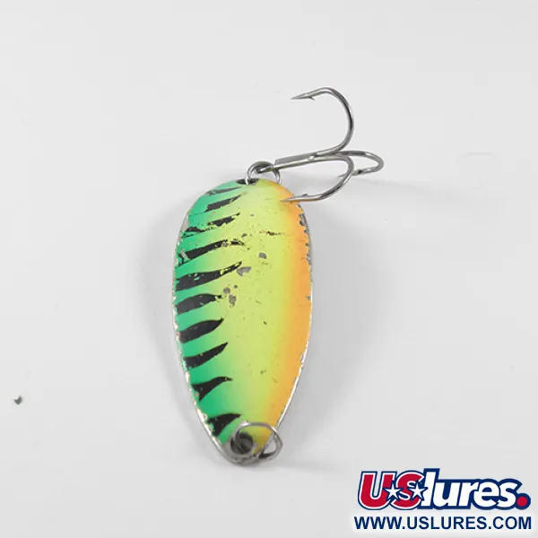 Seneca Little Cleo (Hula Girl), Fire tiger/нікель, 14 г, блесна коливалка (колебалка) #1493