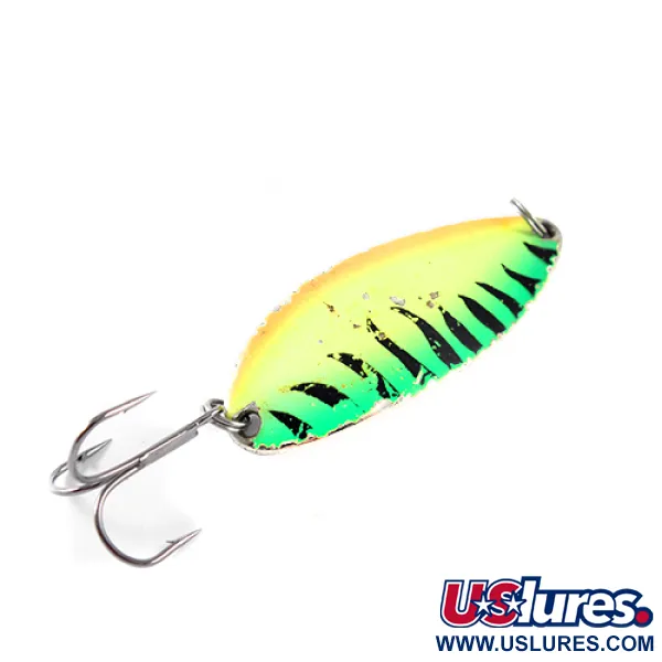 Seneca Little Cleo (Hula Girl), Fire tiger/нікель, 14 г, блесна коливалка (колебалка) #1493