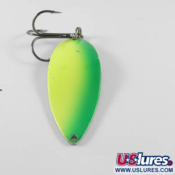 Seneca Little Cleo (Hula Girl), неоновий зелений/жовтий, 21 г, блесна коливалка (колебалка) #1494