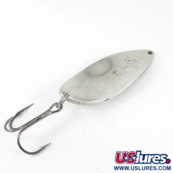 Seneca Little Cleo (Hula Girl), нікель/синій, 21 г, блесна коливалка (колебалка) #1499