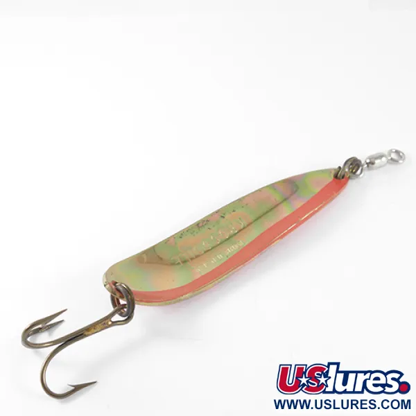 Luhr Jensen Krocodile, червоний/чорний/райдужний золотий, 28 г, блесна коливалка (колебалка) #1508