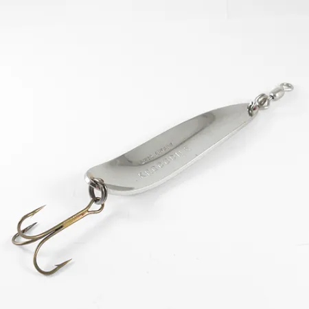 Luhr Jensen Krocodile, нікель/червоний, 28 г, блесна коливалка (колебалка) #1509