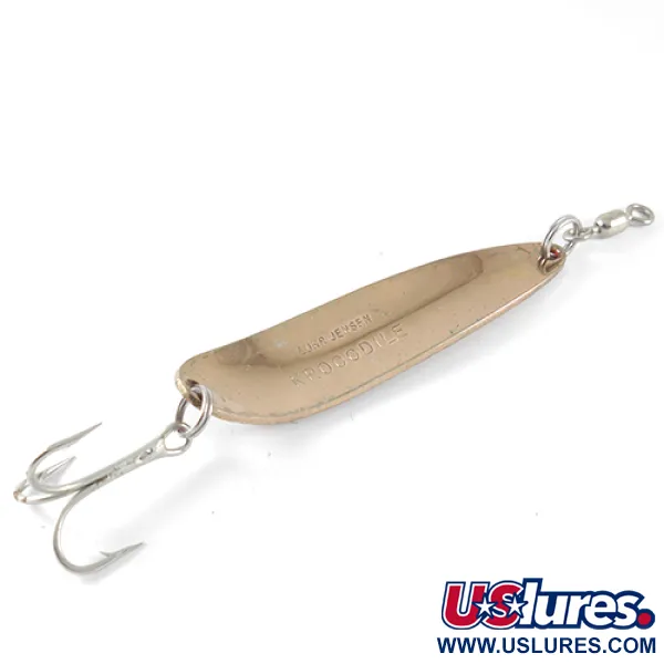 Luhr Jensen Krocodile, Карбоване золото/помаранчевий, 28 г, блесна коливалка (колебалка) #1516