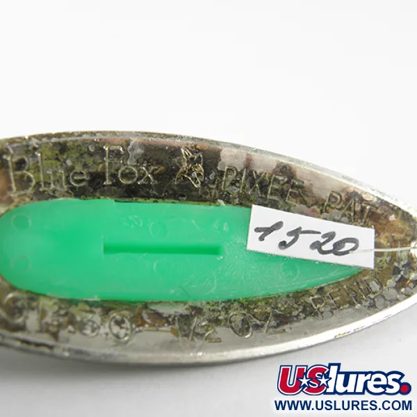  Blue Fox Pixee, срібло/зелений, 14 г, блесна коливалка (колебалка) #1520