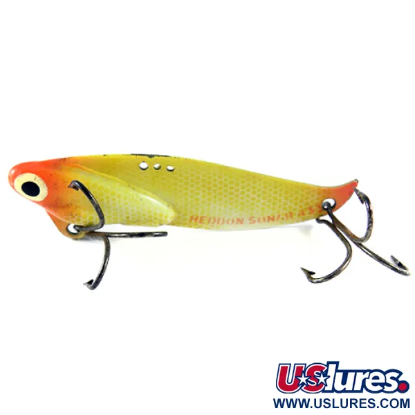  Heddon Sonar 433, жовтий/червоний, 14 г, блесна коливалка (колебалка) #1530