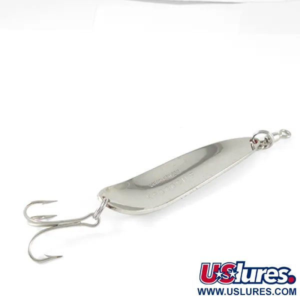 Luhr Jensen Krocodile, карбований нікель/помаранчевий, 28 г, блесна коливалка (колебалка) #1531