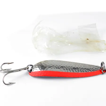 Luhr Jensen Krocodile, карбований нікель/помаранчевий, 28 г, блесна коливалка (колебалка) #1531