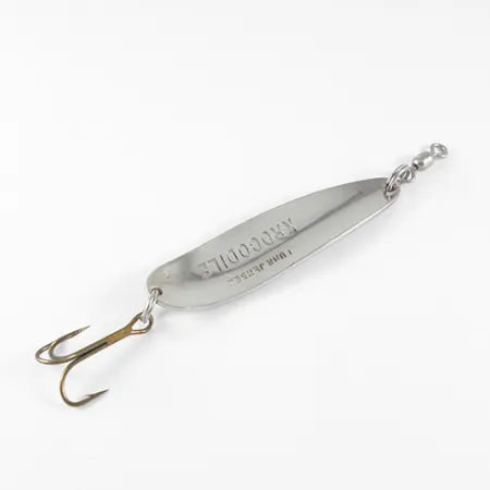 Luhr Jensen Krocodile, карбований нікель/червоний, 14 г, блесна коливалка (колебалка) #1537