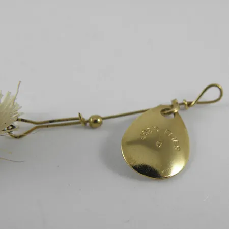 Joe's Flies, золото, 1 г, блешня оберталка (вертушка) #1552