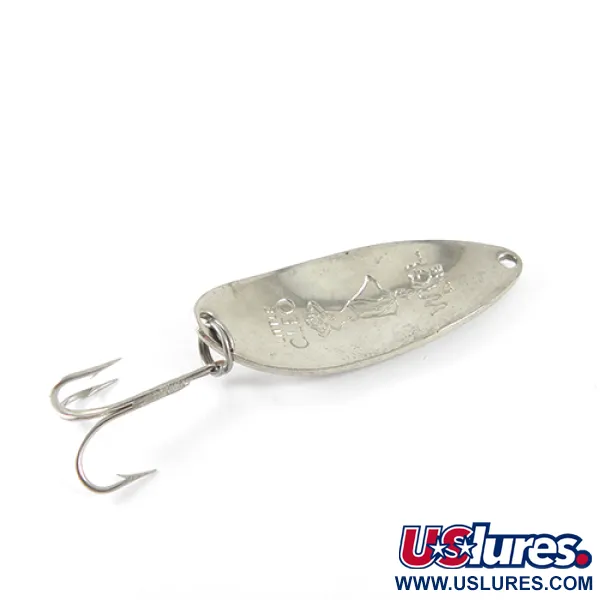 Seneca Little Cleo (Hula Girl), нікель/помаранчевий, 14 г, блесна коливалка (колебалка) #1562