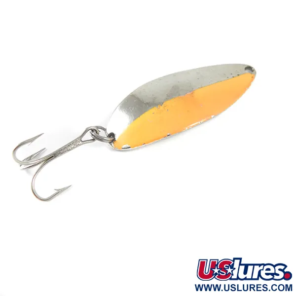 Seneca Little Cleo (Hula Girl), нікель/помаранчевий, 14 г, блесна коливалка (колебалка) #1562