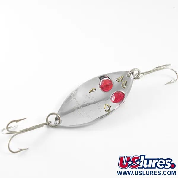 Hofschneider Red Eye Junior, нікель/червоні очі, 13 г, блесна коливалка (колебалка) #1572